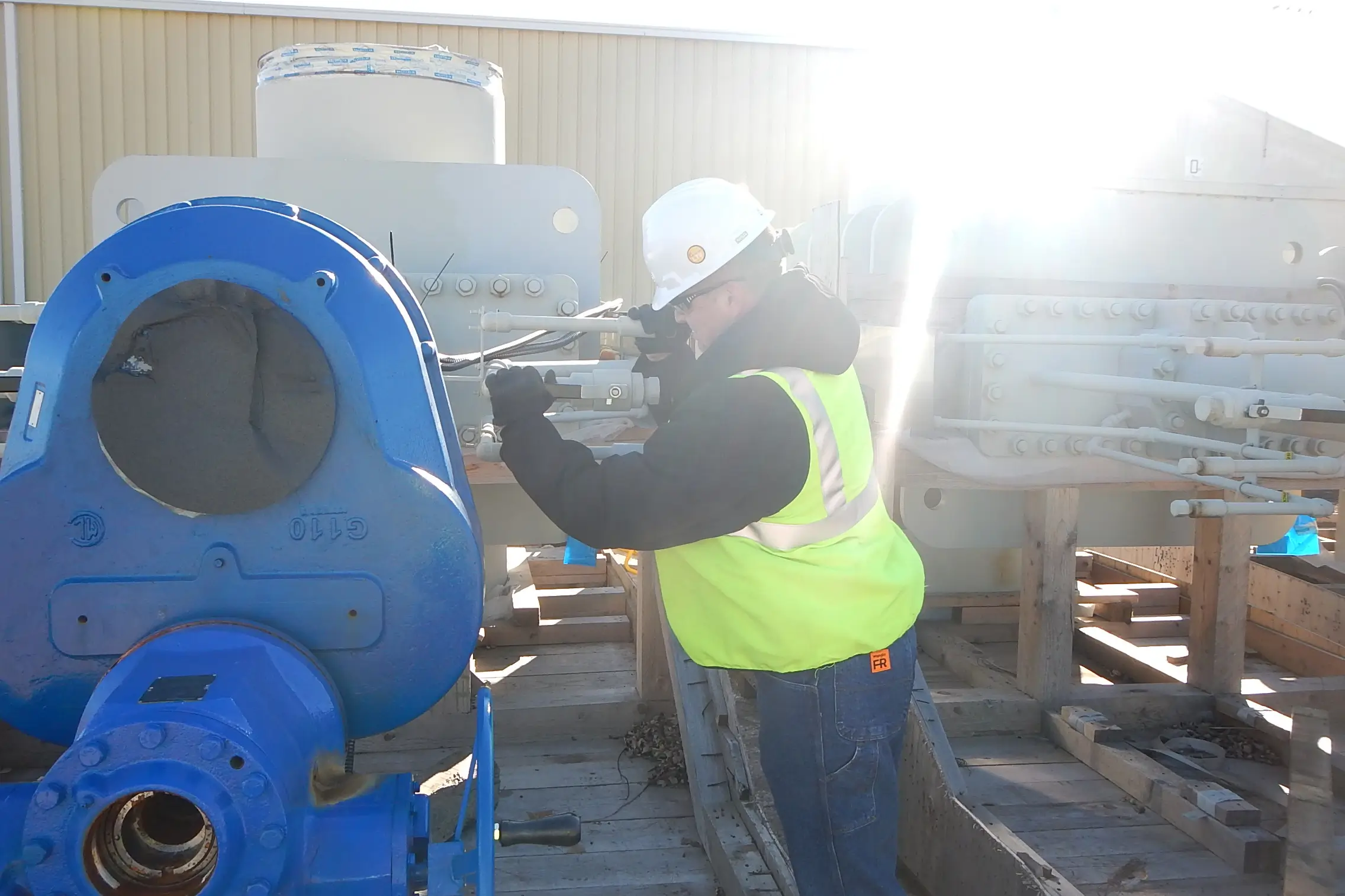 Commissioning management and oversight for energy infrastructure